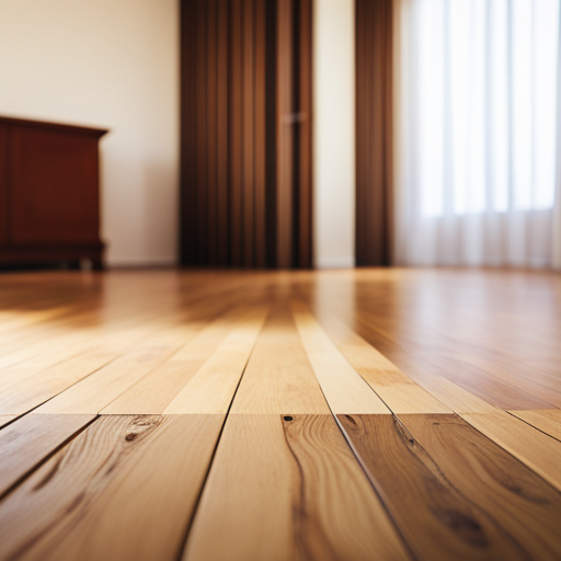 An image that shows a worn and damaged hardwood floor next to a beautifully restored hardwood floor, highlighting the difference between restoration and replacement