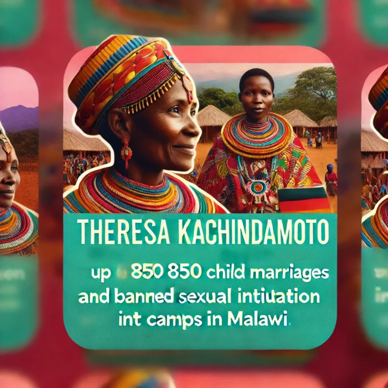 Theresa Kachindamoto: The Fearless Fighter Against Child Marriages