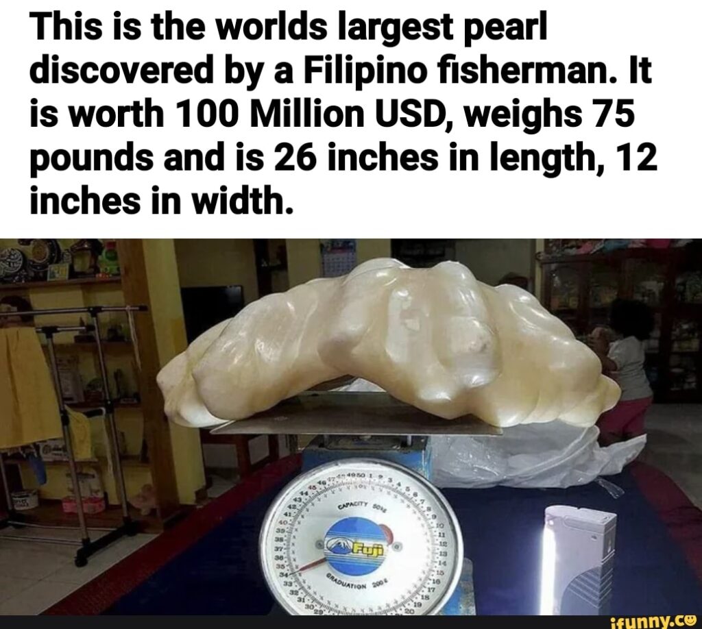 Pearl , Fisherman, Filipino, $100 Million